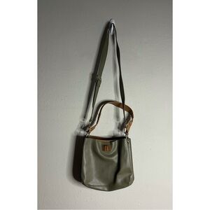Steve Madden Bhills Olive Green Textured Tote